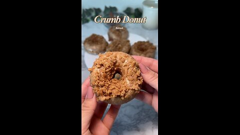 The Easiest Crumb Donut Recipe (No Fry!) 😍