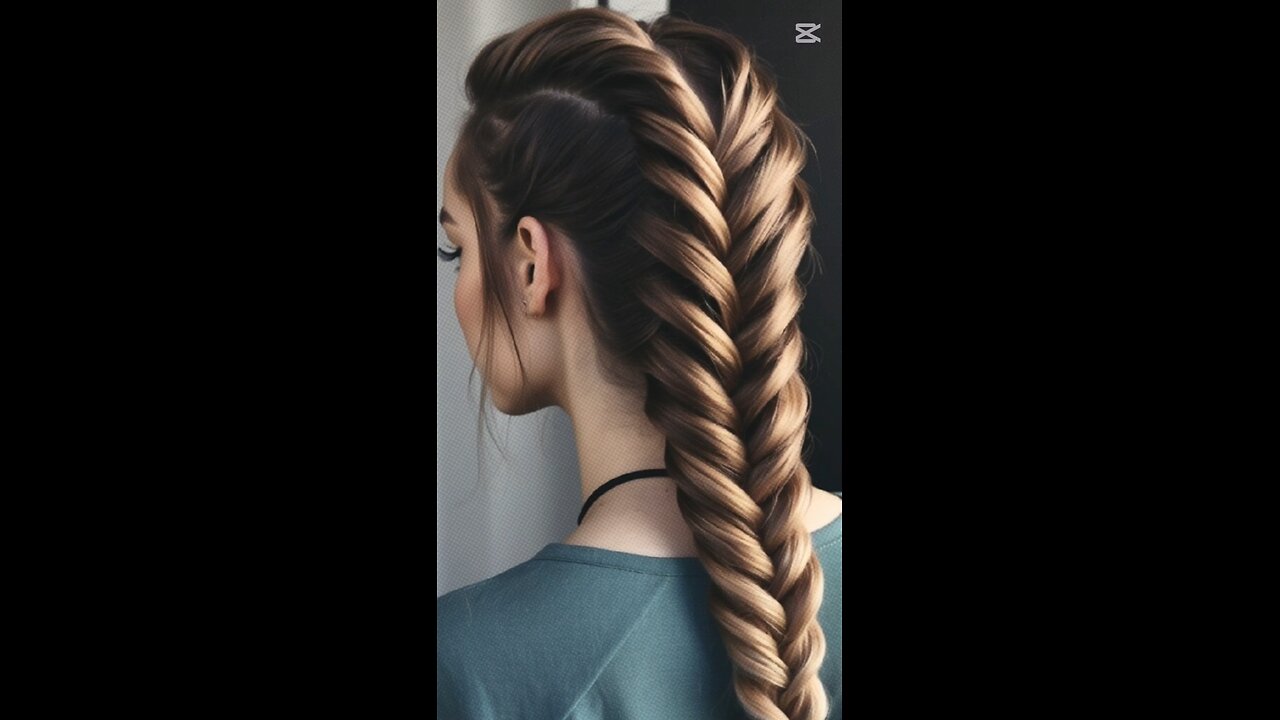 "Half-Up Half-Down: Perfect for Balancing Style and Simplicity! 💁‍♀️ #HairstyleForSchoolAndParty"