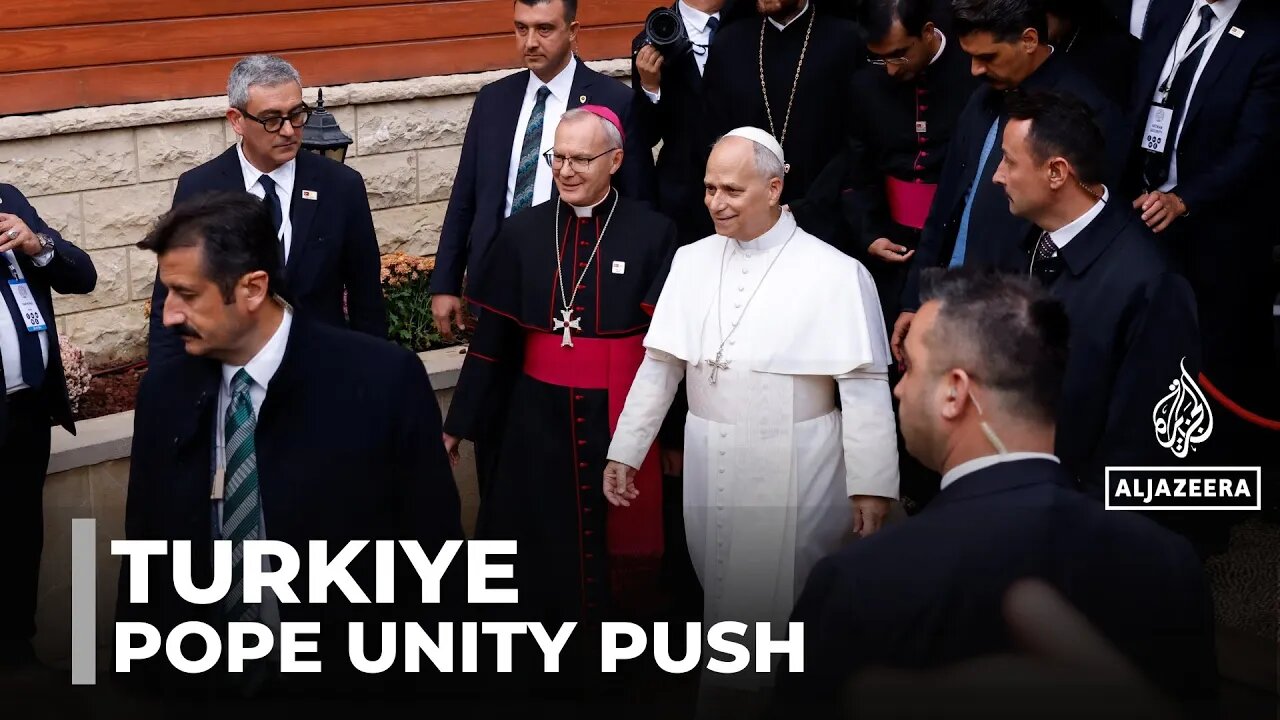 Pope Leo XIV in Turkiye: Christian leaders pledge to set common Easter date
