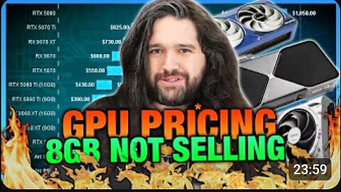 📉 No One’s Buying 8GB GPUs Anymore 😬 | Real Market Data & GPU Value Breakdown!