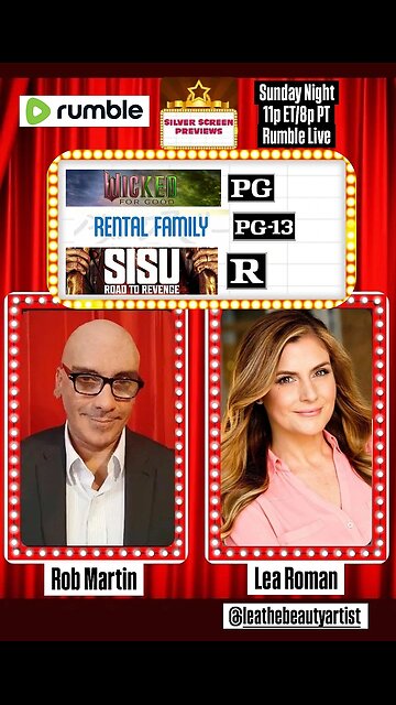 This Sunday! 11p ET/8p PT🎟Silver Screen Previews🎟 🦃November 23, 2025