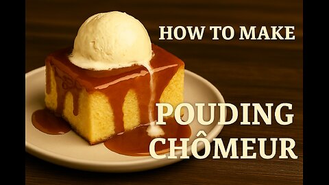Maple Caramel Pudding Cake | FlavorVille Pouding Chômeur