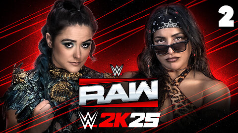 WWE 2K25 Raw September 8th 2025 - Match 2: Raquel is a MONSTER!