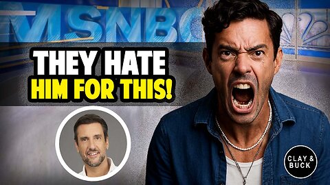 MSNBC Lib LOSES IT Over Clay's Machismo — For Wanting to STOP Murders?! | Clay and Buck