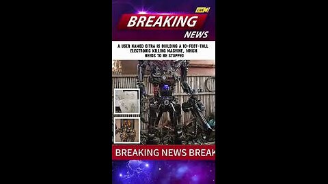 A guy named Citra created a 10 foot Robot that can't be Destroyed😨😰