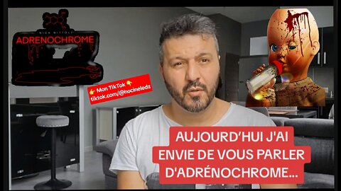 🇺🇸⚠️🩸ℹ️⚡️| Aujourd’hui j'ai envie de vous parler D'ADRÉNOCHROME...