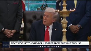 Trump Let's Chuck Schumer HAVE IT