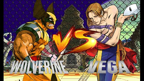 [Quick-ie Fight-#089]: 🔥 Wolverine vs Vega (Claw) | CAPCOM Style Arcade Fight | Spiral Tower Stage