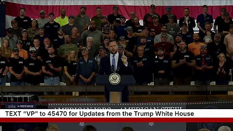 Vice President JD Vance Delivers Remarks at Mid-City Steel