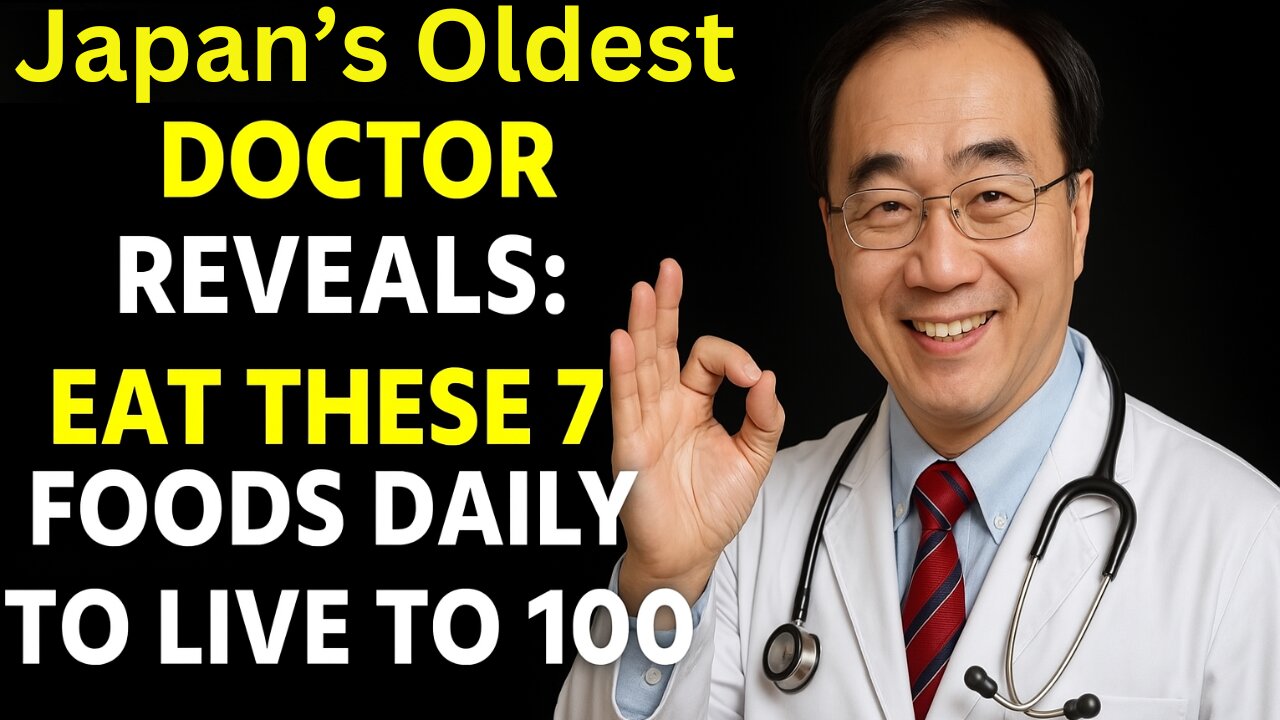 Japan’s Oldest Doctor Reveals: Eat These 7 Foods Daily to Live to 100 (Science-Backed!)