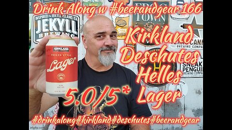 Drink Along w beerandgear 166: Kirkland Deschutes Helles Lager 5.0/5*