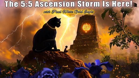 🌌 The 5:5 Ascension Storm Is Here: 🕉 Solar Winds & DNA Activations Igniting Your True Voice 🕉 🔥⚡