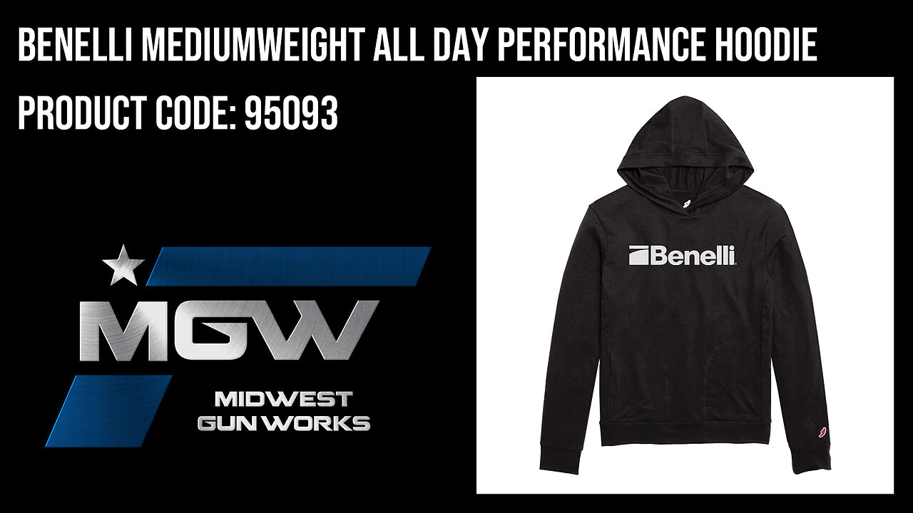 Benelli Mediumweight All Day Performance Hoodie - 95093