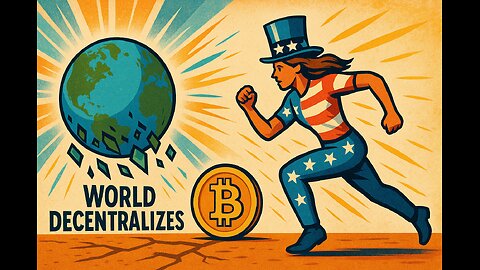AMERICA IS RUNNING TO BITCOIN AS THE WORLD DECENTRALIZES
