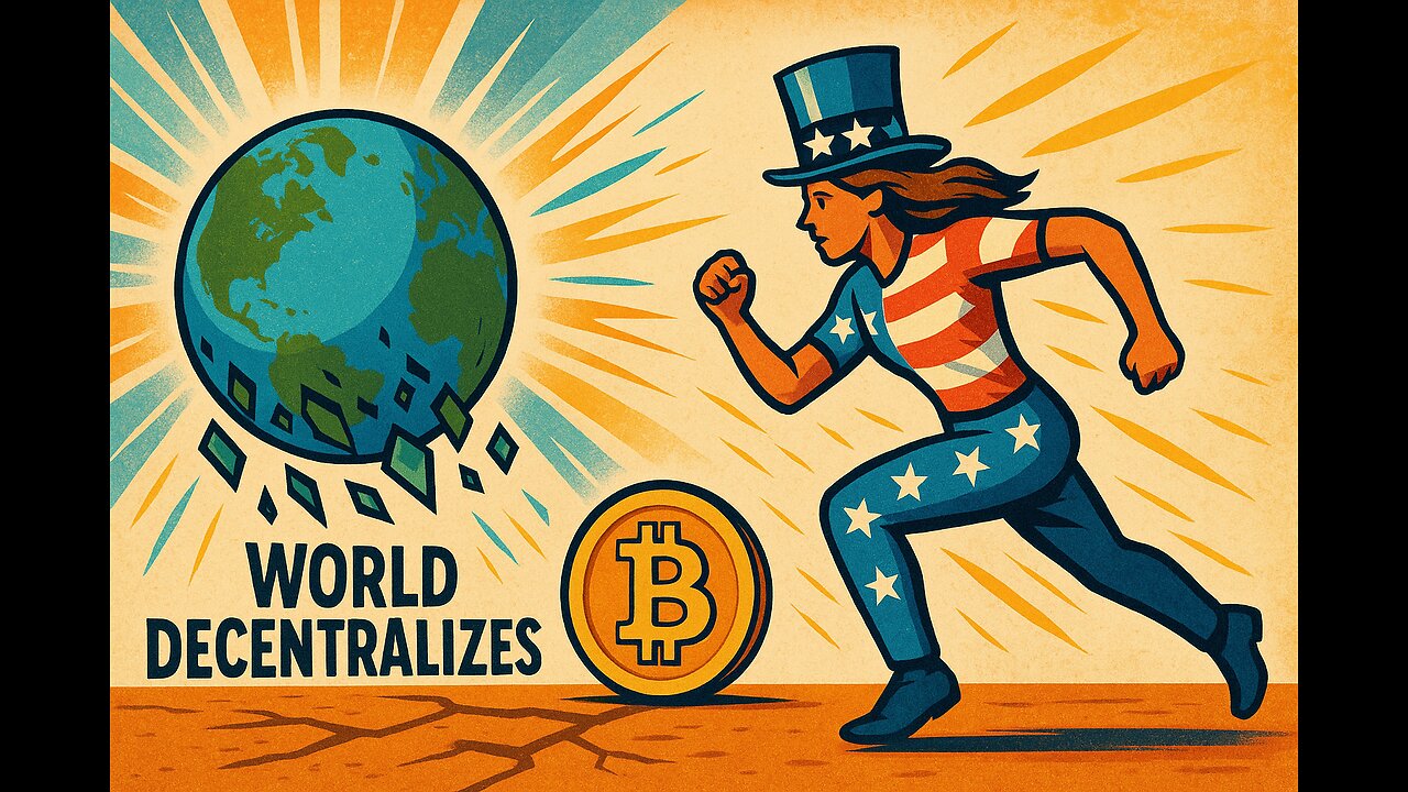 AMERICA IS RUNNING TO BITCOIN AS THE WORLD DECENTRALIZES