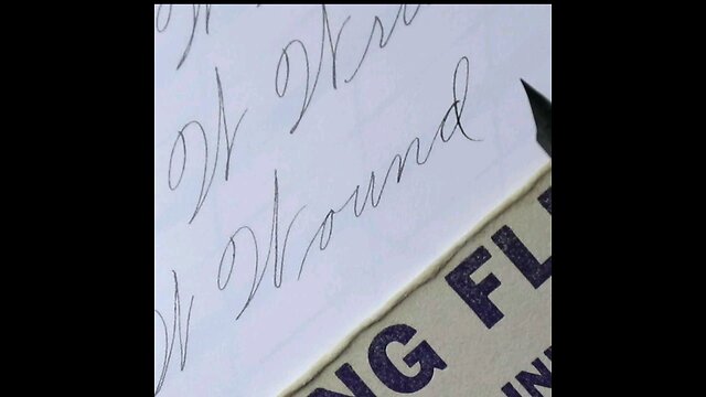 Capital W variant in Cursive