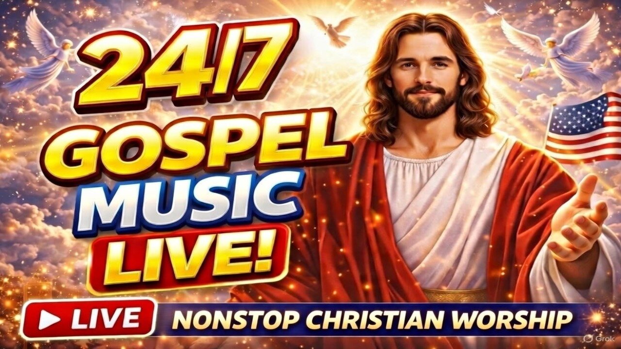24/7 Gospel Music Live | Christian Worship & Praise Songs | Jesus Christ USA Stream 24H Worship Live