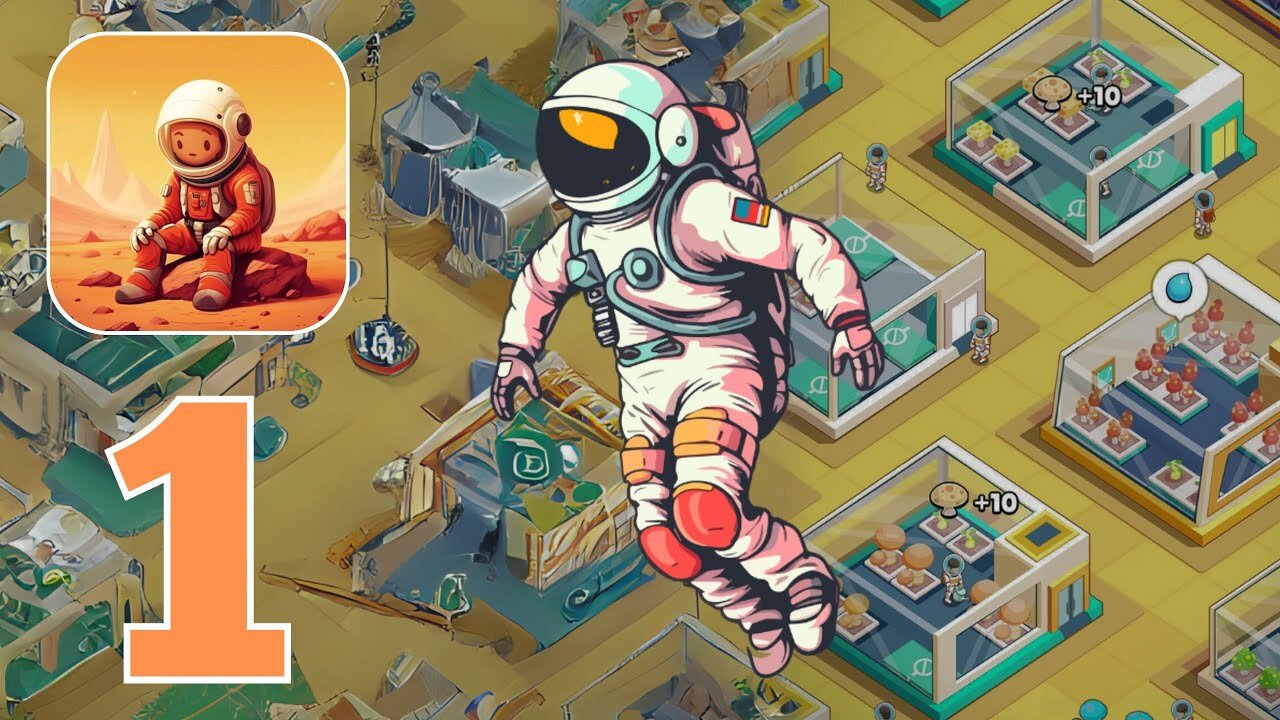 Martian Immigrants : Idle Mars - Gameplay Walkthrough | Part 1 (Android, iOS)