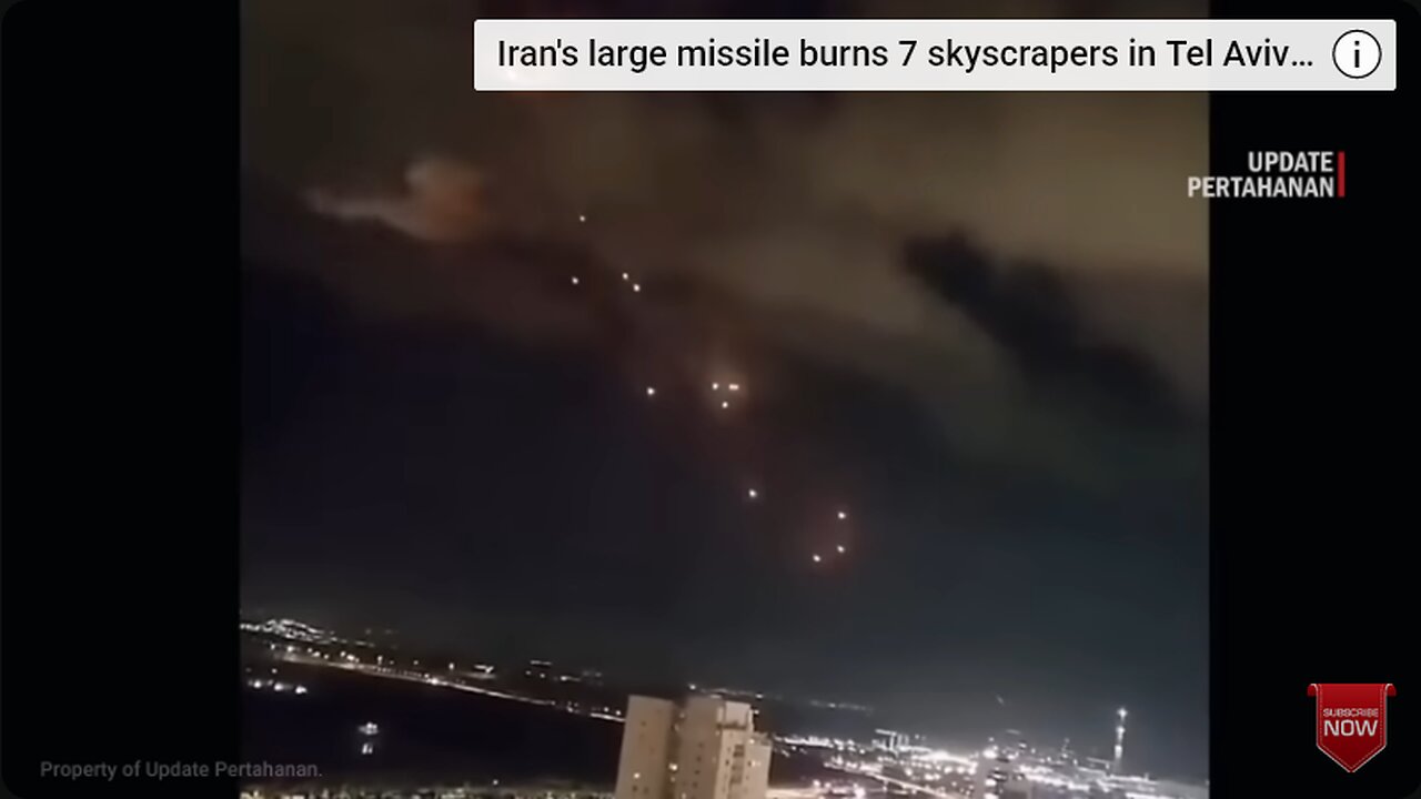 More missiles into Israel after USA's attack on Iran's nuclear facilities = reap what you sow