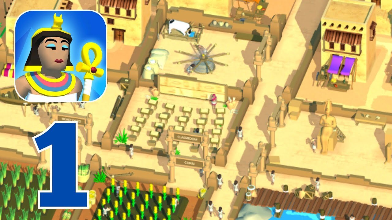 Idle Egypt Tycoon: Empire Game - Gameplay Walkthrough | Part 1 (Android, iOS)