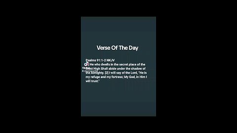 Verse Of The Day