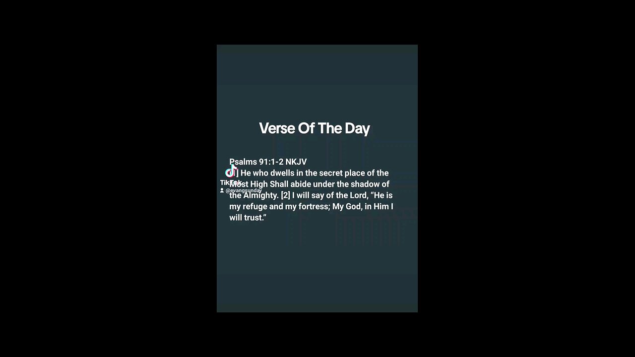 Verse Of The Day