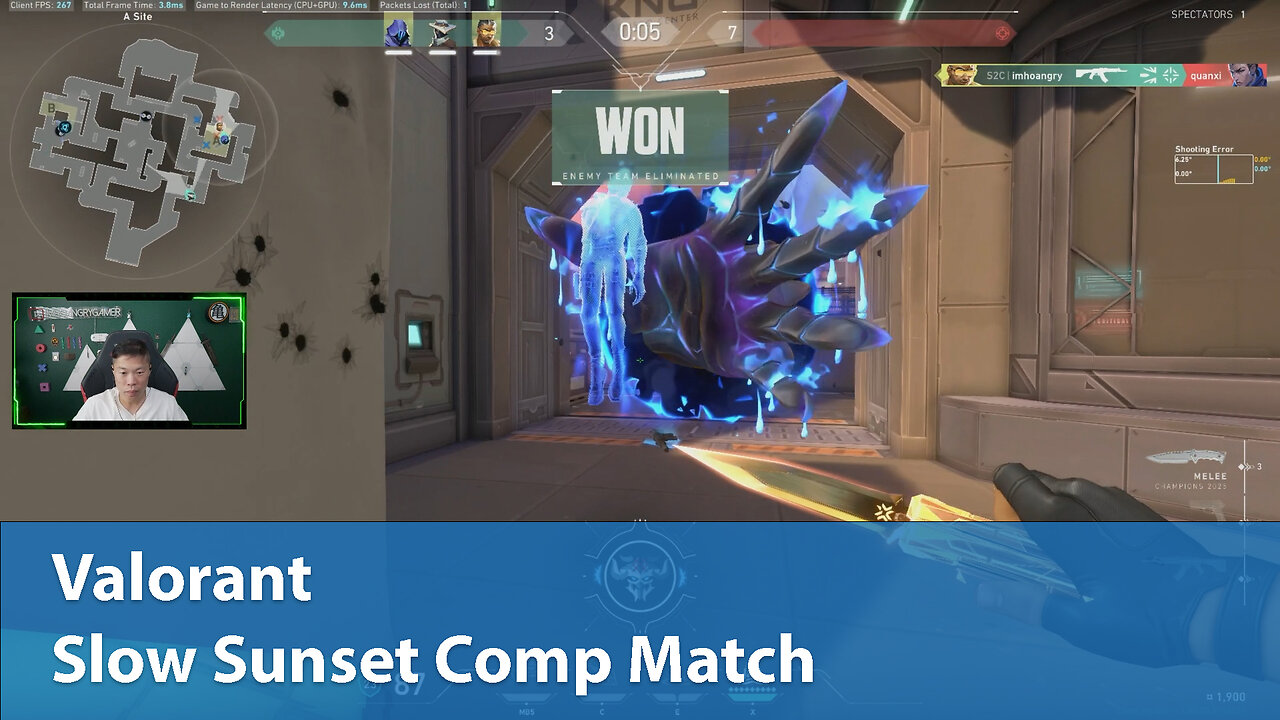 Slow Sunset Comp Match | Competitive 1W-2L | Valorant