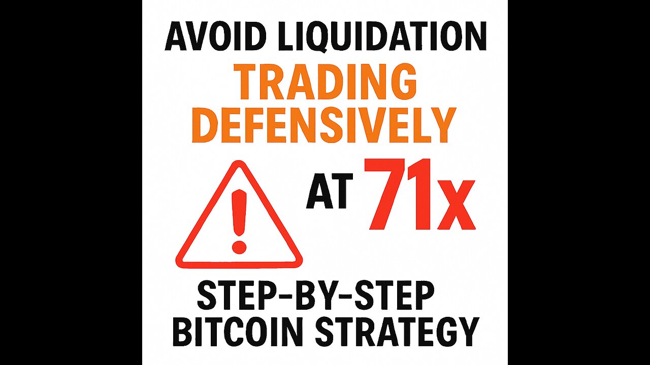 Trading Defensively: How to Avoid Liquidation at 71x – My Step-by-Step Bitcoin Trade System