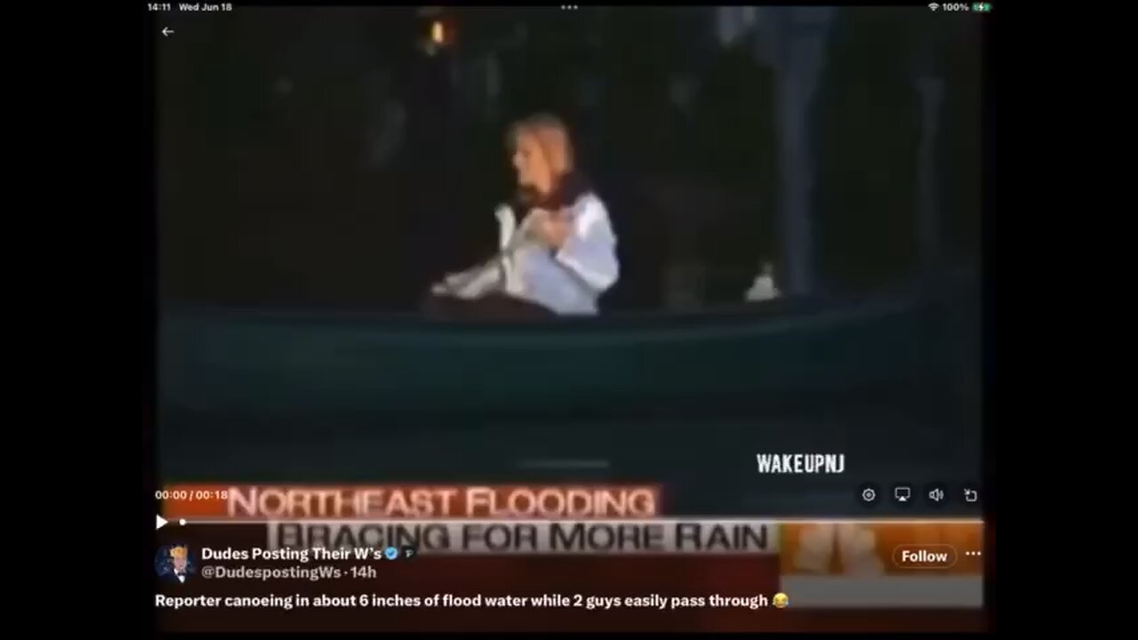 Watch fake media reporting this week