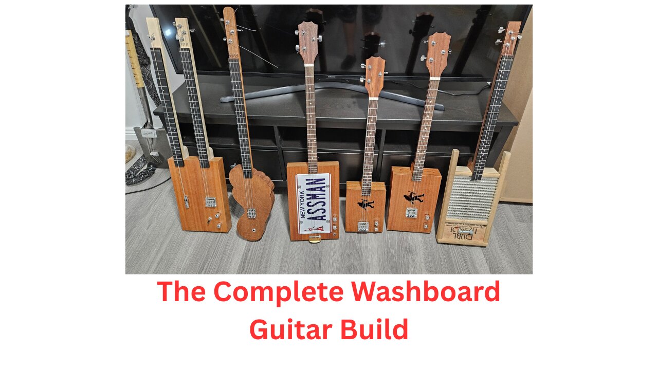 The Complete Washboard Guitar Build from Start to Finish.