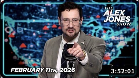 2 11 26 ALEX JONES SHOW Firestorm Erupts After DOJ’s Epstein Coverup