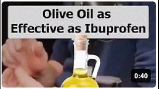 Olive Oil More Effective and Healthier as The Toxic Ibuprofen