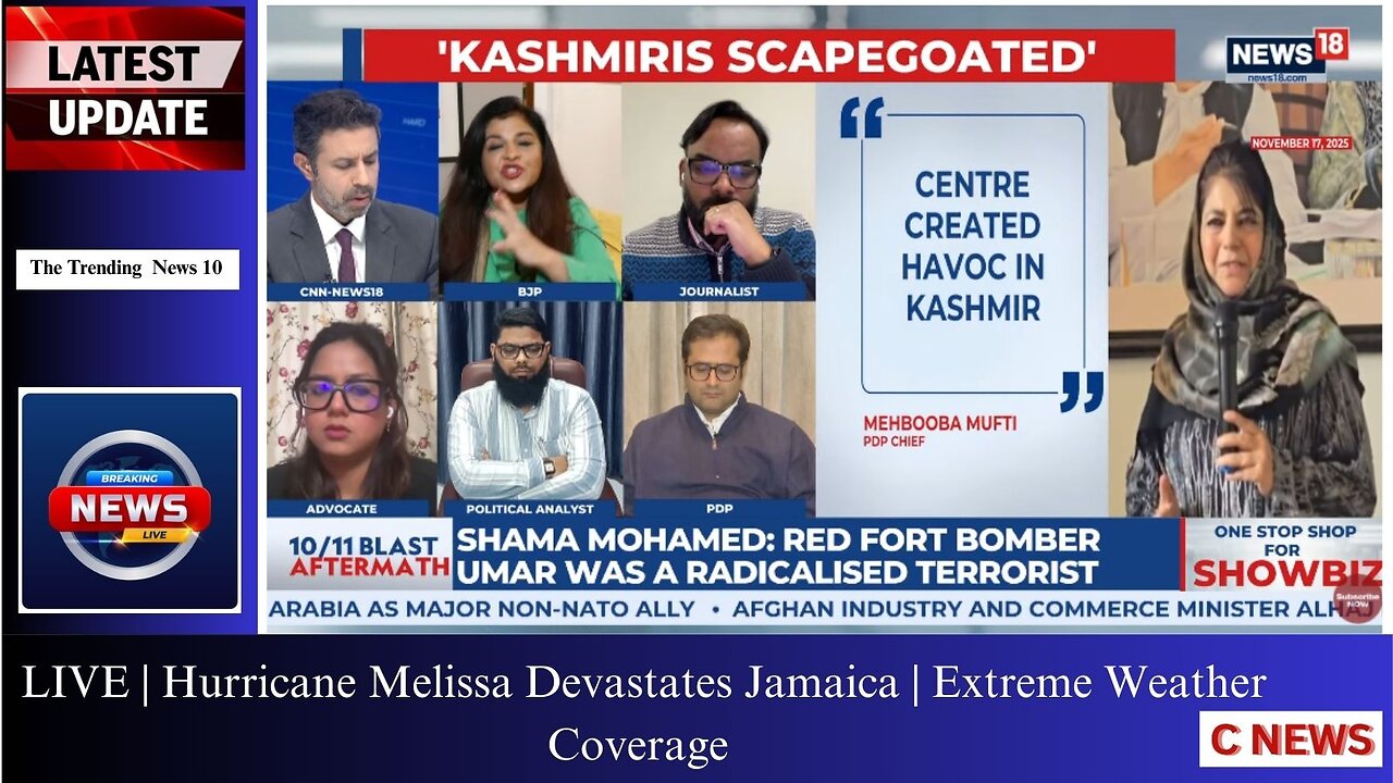 LIVE | Hurricane Melissa Devastates Jamaica | Extreme Weather Coverage