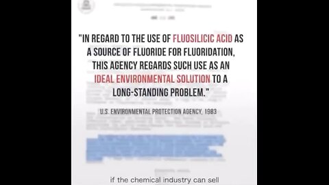 THE TRUE SOURCE OF FLUORIDE IN DRINKING WATER