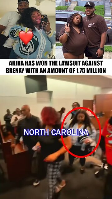 Akira Montague has been awarded $1.75 million in a lawsuit against influencer Brenay Kennard. #japd