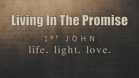 CFC Sunday Sermon - March 23, 2025 - Living In The Promise