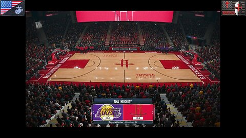 Basket Hoops 2025-2026: Game #28 [Los Angeles Lakers at Houston Rockets]