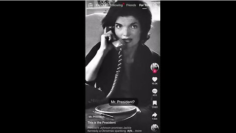 Weird LBJ Phone Call to Jackie, in a month of her husband JFK's murder, want's to spank her? #WTH [Fake or Real call?]]