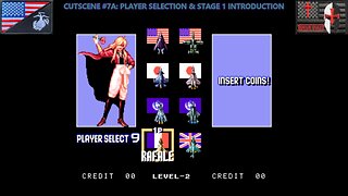 The Cutscene Project: "Aero Fighters 2" [Steve (Rafale)] (Arcade - 1994) [NA Version]