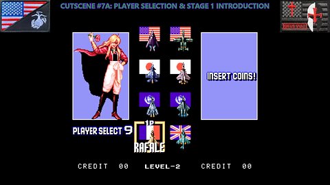 The Cutscene Project: "Aero Fighters 2" [Steve (Rafale)] (Arcade - 1994) [NA Version]