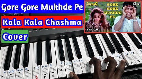 Gore Gore Mukhde Pe Kala Kala Chashma Piano Cover Julius Murmu Keyboard