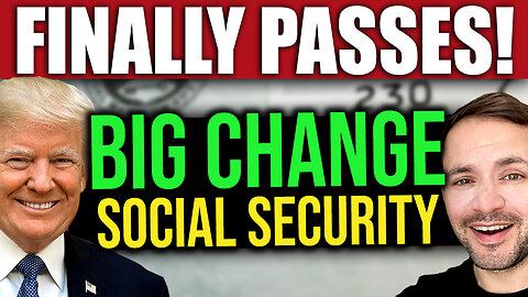 BILL PASSES! Social Security INCREASE by $6000 Tax Elimination