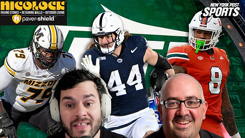 Should the Jets draft a tackle or tight end in the first round? | Presented by Nicolock Paving Stones