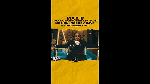 @maxb140 I manufactured my own motion, nobody gave me no handout. #maxb 🎥 @thedanzaproject