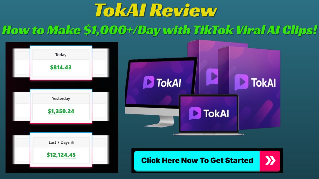TokAI Review – How to Make $1,000+/Day with TikTok Viral AI Clips!