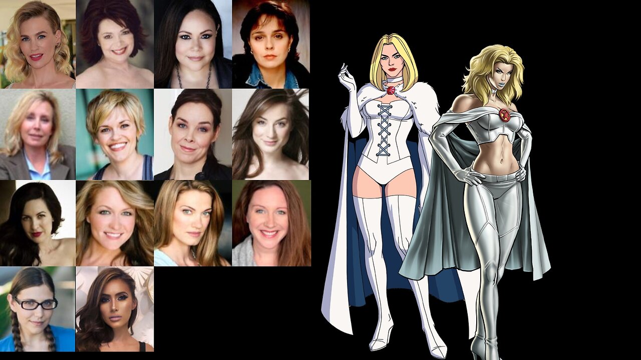 Animated Voice Comparison- Emma Frost (X-Men)