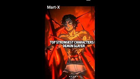 Top strongest characters in demon slayer