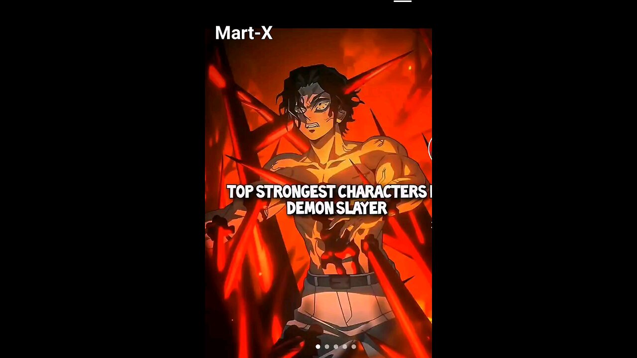 Top strongest characters in demon slayer