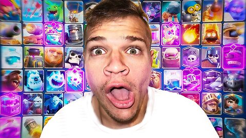 Using EVERY Card in Clash Royale in 1 Video