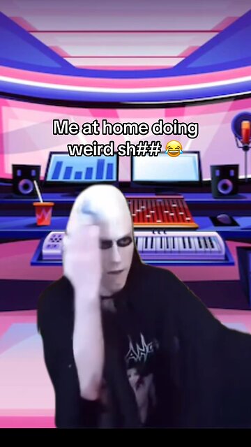 Me at home doing weird things 😂😂😂